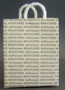 Dollhouse Miniature Dollhouse Miniatures Shopping Bag